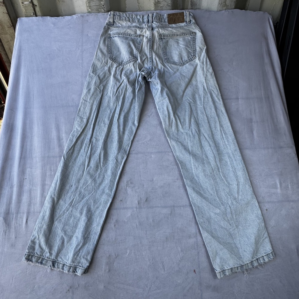 Cotton On Low Rise Straight Jeans Womens 4 Blue Denim Light Wash Casual Outdoor